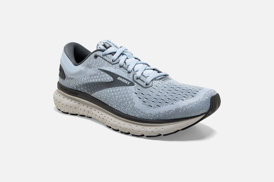 Brooks Running Shoes - Glycerin 18 Road Womens - Grey - VLB-927386